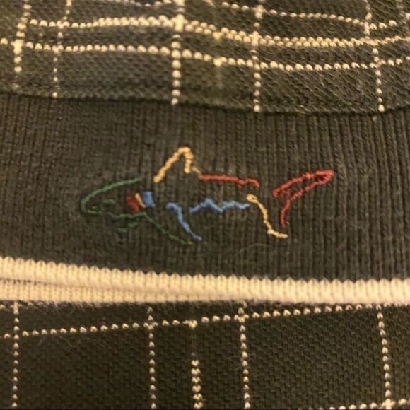 Greg Norman Collection black patterned polo shirt - Picture 3 of 10